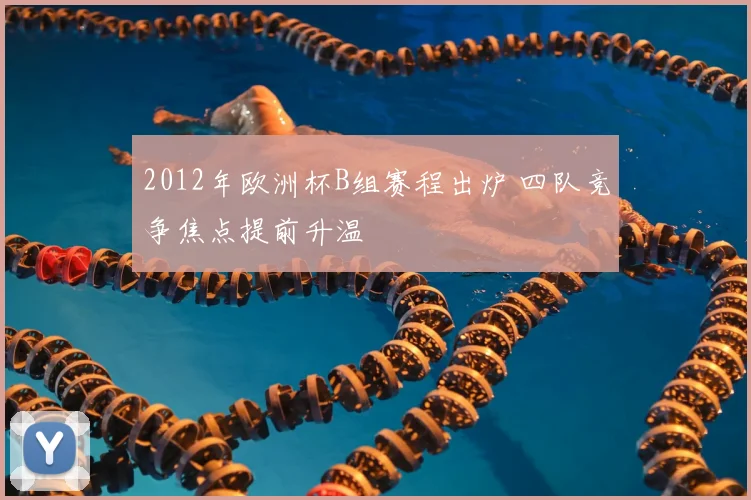 2012年欧洲杯B组赛程出炉 四队竞争焦点提前升温